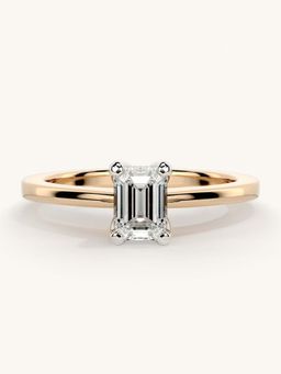 Valanova - Rose Gold Sterling Silver and Certified Lab Grown Diamond 0.50Cts Ring