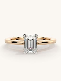 Valanova - Rose Gold Sterling Silver and Certified Lab Grown Diamond 0.75Cts Ring