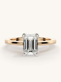 Valanova - Rose Gold Sterling Silver and Certified Lab Grown Diamond 1.00Cts Ring