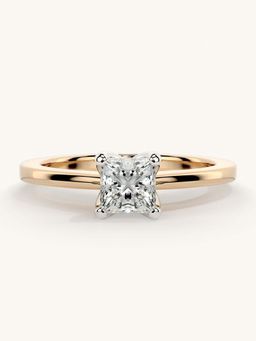 Valanova - Rose Gold Sterling Silver and Certified Lab Grown Diamond 0.50Cts Ring