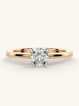 Valanova - Rose Gold Sterling Silver and Certified Lab Grown Diamond 0.50Cts Ring