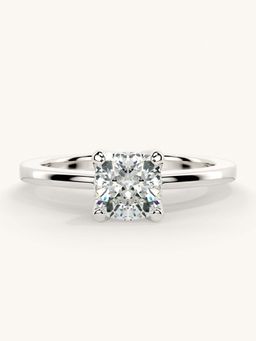 Valanova - White Gold Sterling Silver and Certified Lab Grown Diamond 0.75Cts Ring