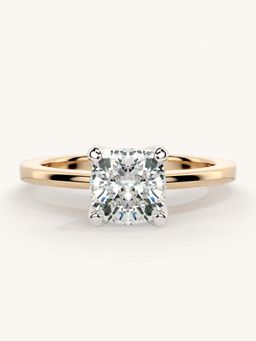 Valanova - Rose Gold Sterling Silver and Certified Lab Grown Diamond 1.00Cts Ring