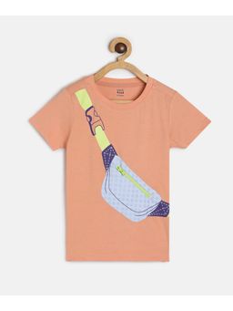 MINI KLUB - Kids Boys Peach T-shirt