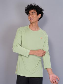 Technosport - Men Solid Slim Fit Round Neck Sports T-Shirt With Techno Cool