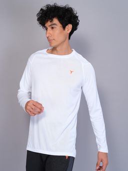 Technosport - Men Solid Slim Fit Round Neck Sports T-Shirt With Techno Cool