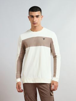 Technosport - Men Colorblock Slim Fit Round Neck Sports T-Shirt With Matpiq