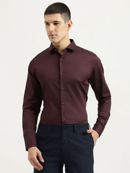 United Colors of Benetton - Men Red Solid Formal Shirt
