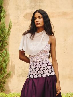 Maenaam - Ivory Once Cape with Top