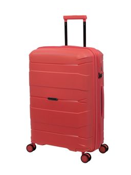 it luggage - Momentous Coral Medium 24 Inches Expandable Hardsided Trolley Bag With TSA Lock