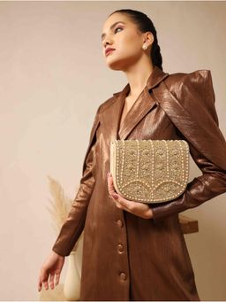 THE TAN CLAN - Kavya Beige Handbag