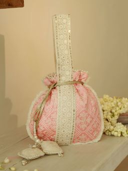 THE TAN CLAN - Pink Ruhi Potli Bag