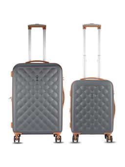 it luggage - Cushion Lux 16 2327 08 Charcoal Grey 68 54 cm Trolley Bag (Pack of 2)