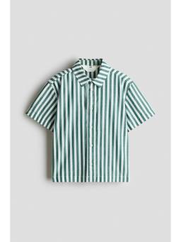 H&M - Boys Green Short-Sleeved Shirt