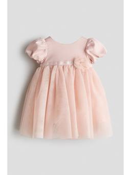 H&M - Girls Pink Empire-Line Dress