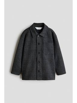 H&M - Boys Grey Jersey Overshirt