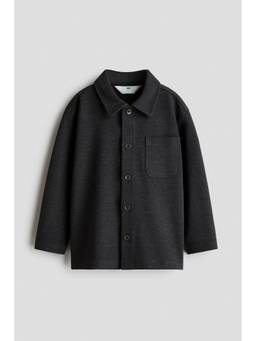 H&M - Boys Grey Jersey Overshirt