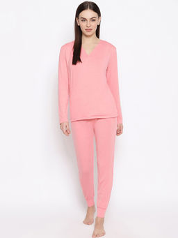 IKI CHIC - Twisted Top With Joggers Lounge (Set of 2)