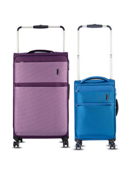 it luggage - 22 2058 08 Debonair Purple White 80 Two Tone Blue 55 cm Trolley Bag