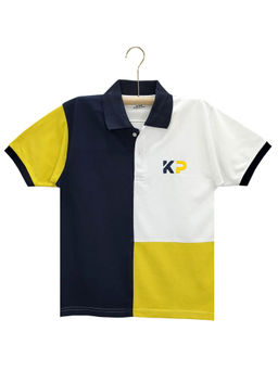 Kuchipoo - Boys Regular Fit Multi Color Colorblock Polo T-Shirt