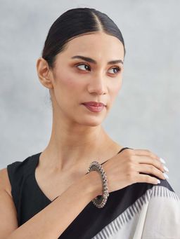 Fabindia - Oxidised Pink Openable Bangle (2.5)