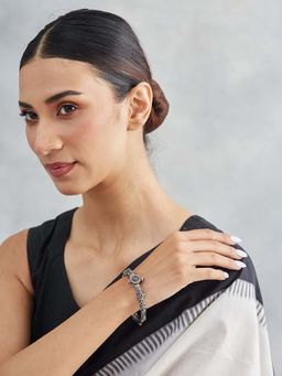Fabindia - Oxidised Pink Openable Bangle (2.5)