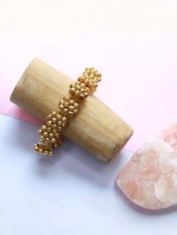 I Jewels - Women Gold-Toned Brass Gold-Plated Wraparound Bracelet