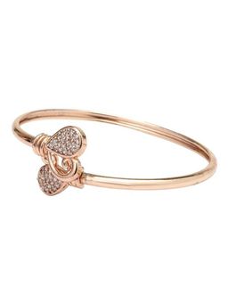 I Jewels - Women Rose Gold-Plated Wraparound Bracelet
