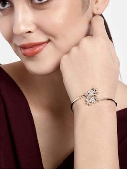 I Jewels - Women Rose Gold-Plated Wraparound Bracelet