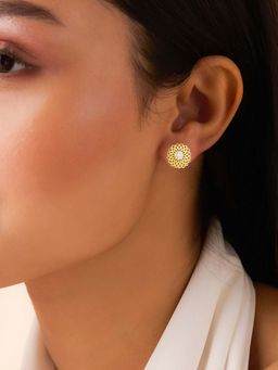 Zavya - Sun-kissed Bloom Earrings