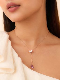 Zavya - Flutter of Love Butterfly Necklace (Adjustable)