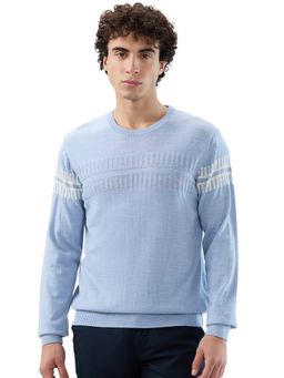 Raymond - Regular Fit Self Design Sweater