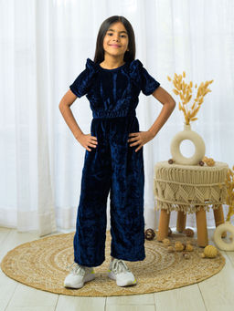 Fairies Forever - Blue Solid Jumpsuit