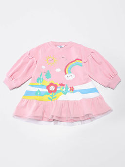 Nautinati - Pink Printed Dress