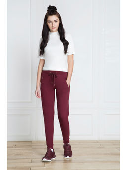 Van Heusen - Women Athleisure Smart Tech Travel Pants - Burgundy