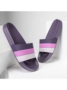 Red Tape - Women Colorblocked Pink and Purple Sliders