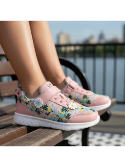 KazarMax - Girls Peach Sneakers
