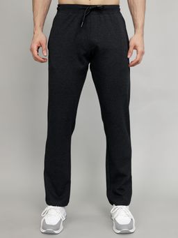 Monte Carlo - Charcoal Cotton Blend Solid Trackpant