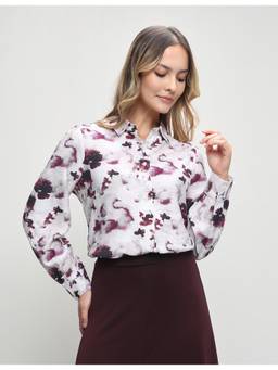 U.S. POLO ASSN. - Women Abstract Printed Regular Fit Shirt