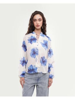 RAREISM - Floral Off White Women Top