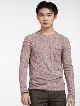 Jack & Jones - Men Solid Brown T-shirt