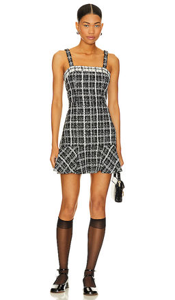 Alice + Olivia - Kaidra Square Neck Mini Dress
