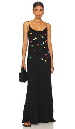 Lauren Moshi - Beatrix Mini Butterflies Maxi Dress