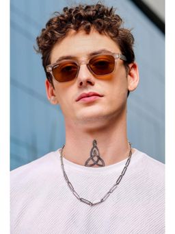 RESIST EYEWEAR - Unisex Uv Protected Brown Lens Rectangle Sunglasses (52)