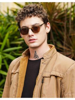 RESIST EYEWEAR - Unisex Uv Protected Brown Lens Phantos Sunglasses (47)