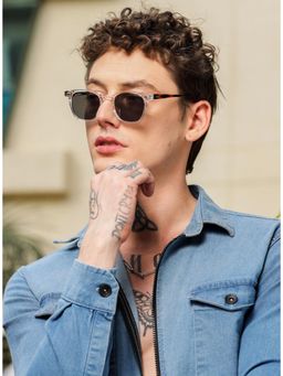 RESIST EYEWEAR - Unisex Uv Protected Black Lens Phantos Sunglasses (47)