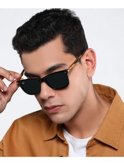 RESIST EYEWEAR - Unisex Uv Protected Black Lens Phantos Sunglasses (58)