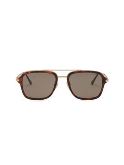 Chopard - Men Full Uv Protected Brown Lens Brown Frame Sunglasses (55)