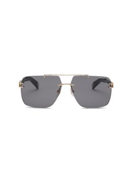 Chopard - Men Full Uv Protected Grey Lens Gold Frame Sunglasses (65)
