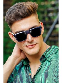 RESIST EYEWEAR - Unisex Uv Protected Black Lens Phantos Sunglasses (54)